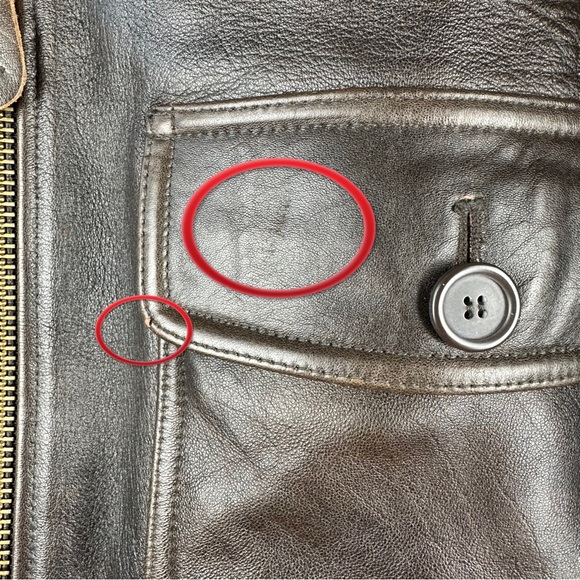 Schott Wings of Gold Brown Leather Bomber Naval Flight Aviation Jacket Men's L - Picture 13 of 16